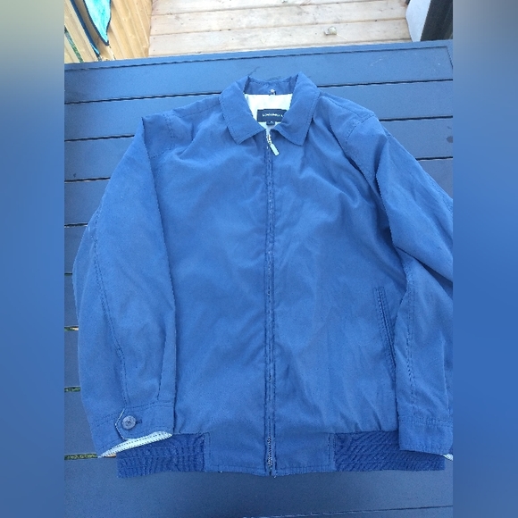 Men's Blue London Fog Jacket, Size Large, Lightweight, Interior Zip Pock… - Picture 13 of 13
